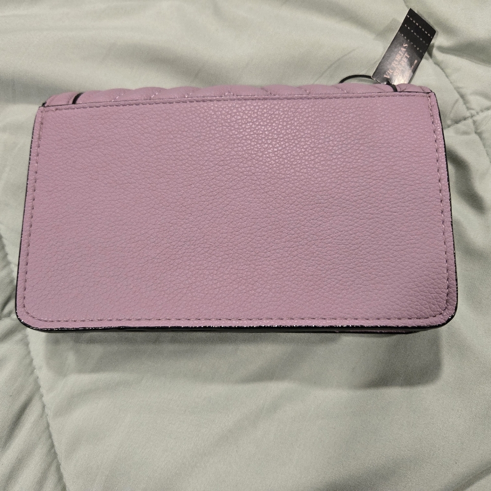 NWT Victoria's Secret Purple Quilted Crossbody Bag and Wallet Set - Picture 13 of 14